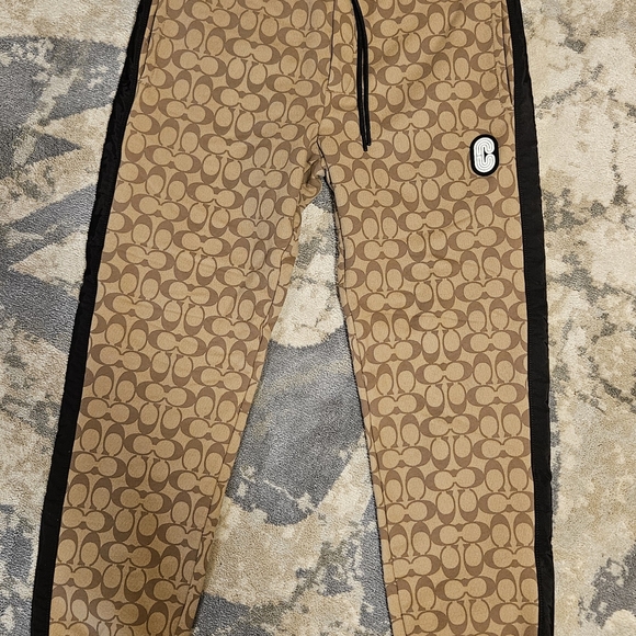 Men's Brown Patterned Joggers